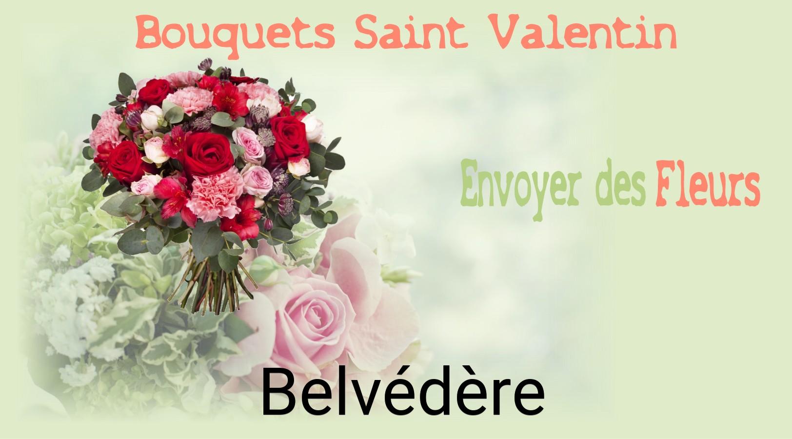 Roses de Saint-Valentin livrées à Belvédère